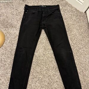 Hollister Men's Jet Black Skinny Jeans